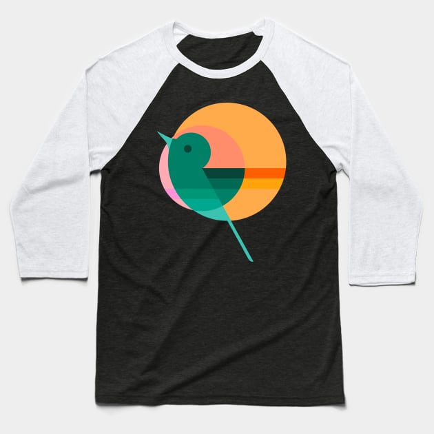 Little Bird Baseball T-Shirt by benillustrator